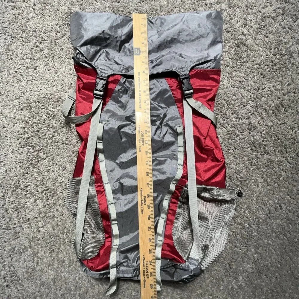 Outdoor Research Drycomp Summit Sack Dry Bag Red Gray 36L Hiking Ultralight